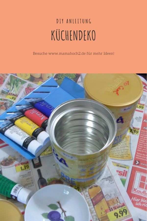 Dosenmacher Dekotipp – Dosen recyceln zur DIY Küchendeko (Teil 1)