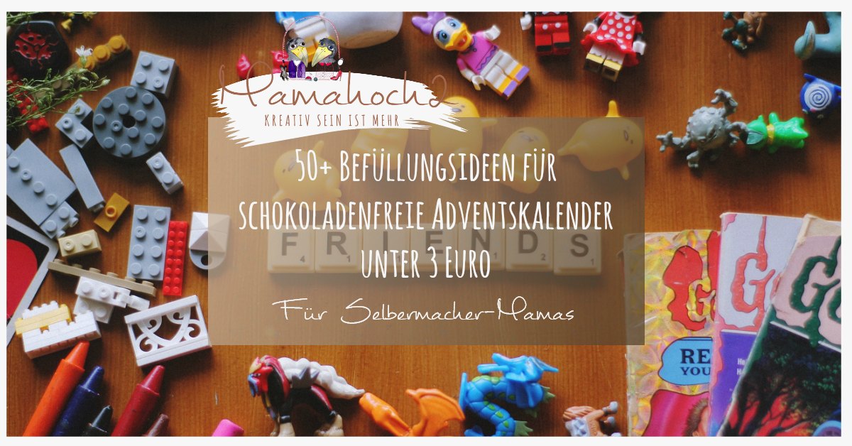 50 Befüllungsideen für den schokoladenfreien Adventskalender unter 3 Euro