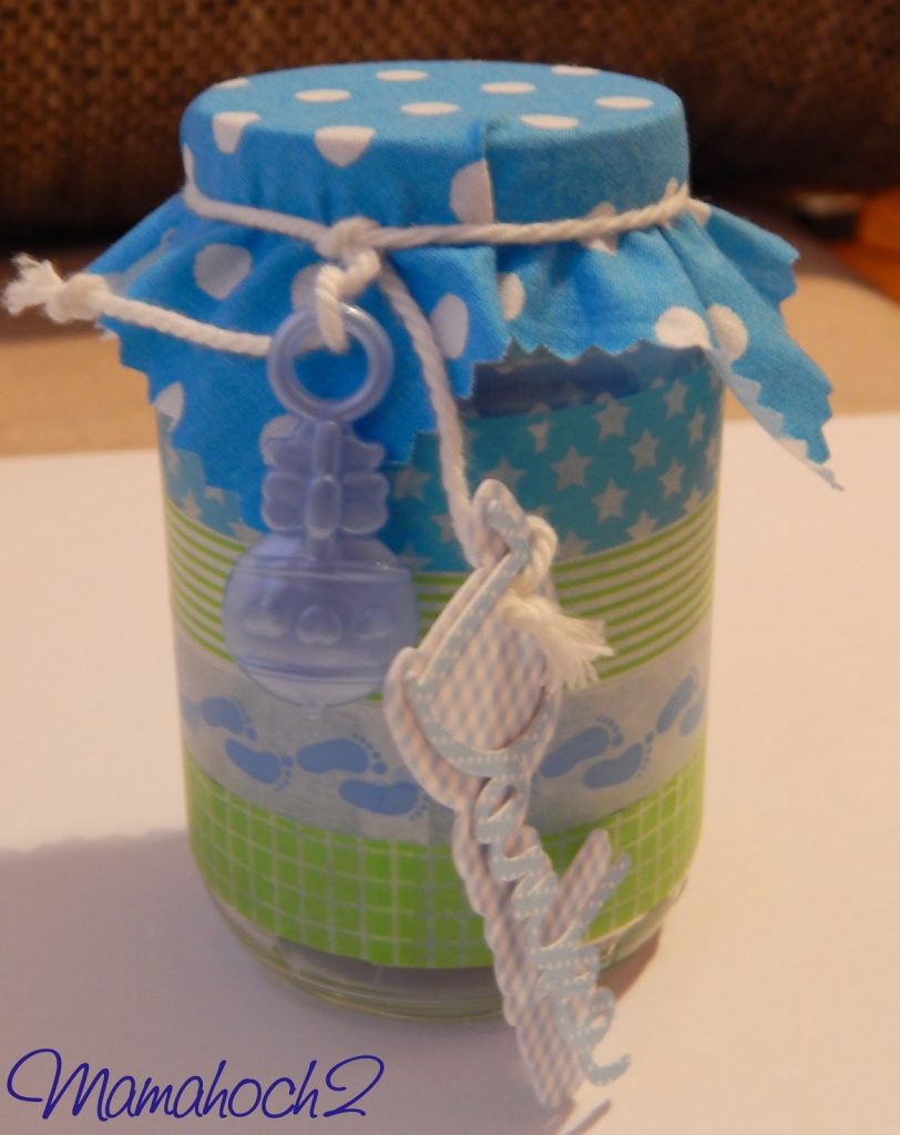 Babydankesgläschen DIY Anleitung Geburtsgeschenk1