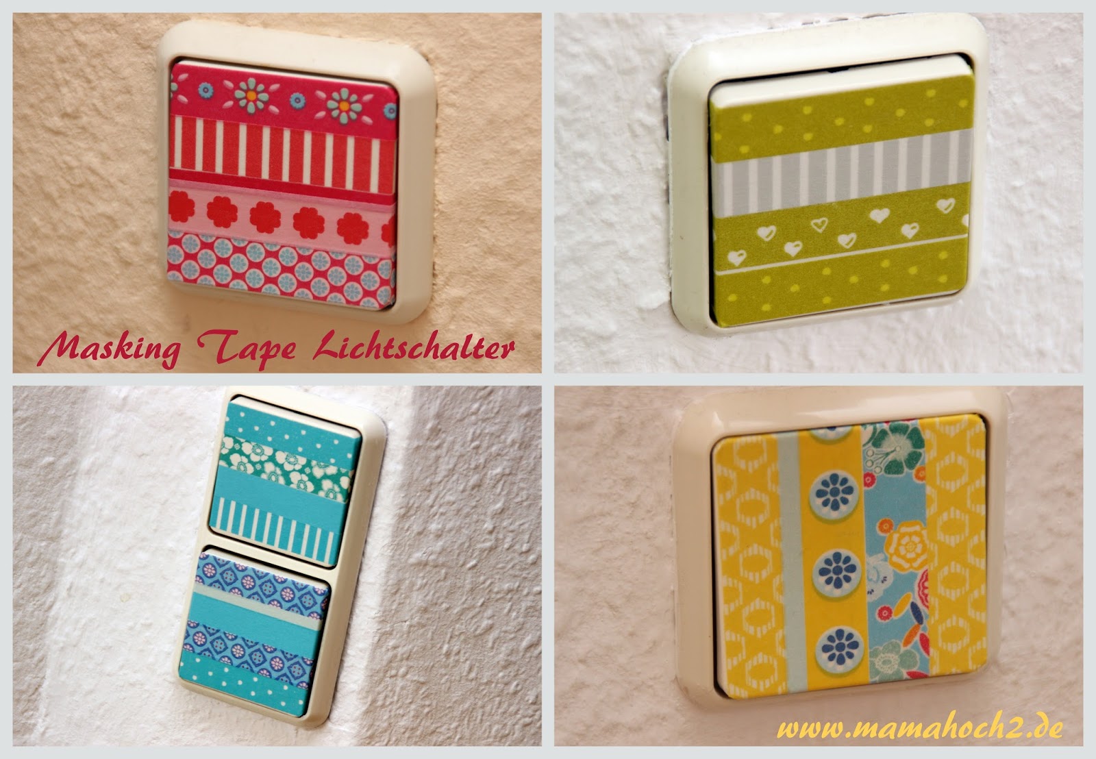 Washi / masking tape ideen: wohnen mamahoch2
