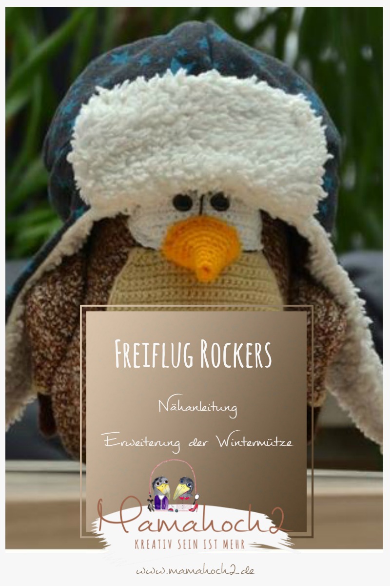 Erweiterung der Mamahoch2 Wintermütze Freiflug Rockers Nähanleitung