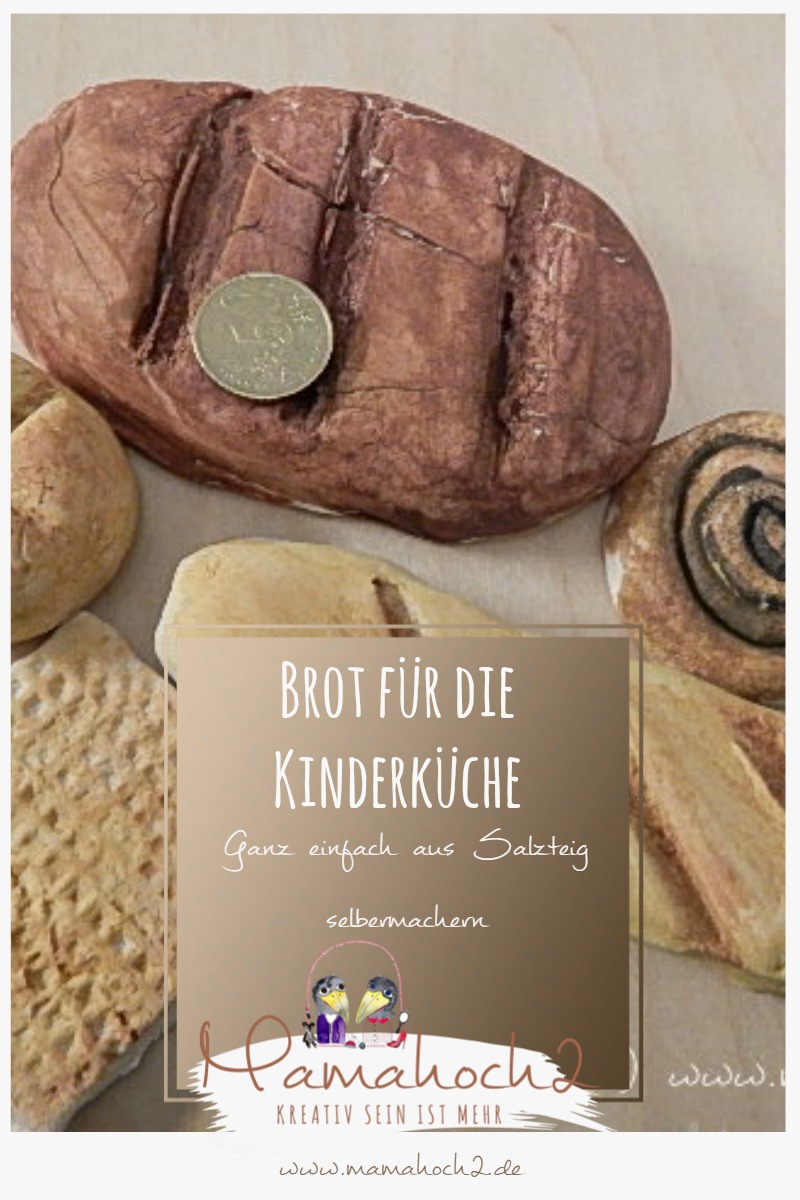 Brot für die Kinderküche aus Salzteig selbermachen &#8211; DIY Idee