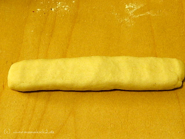 Baguette aus Salzteig