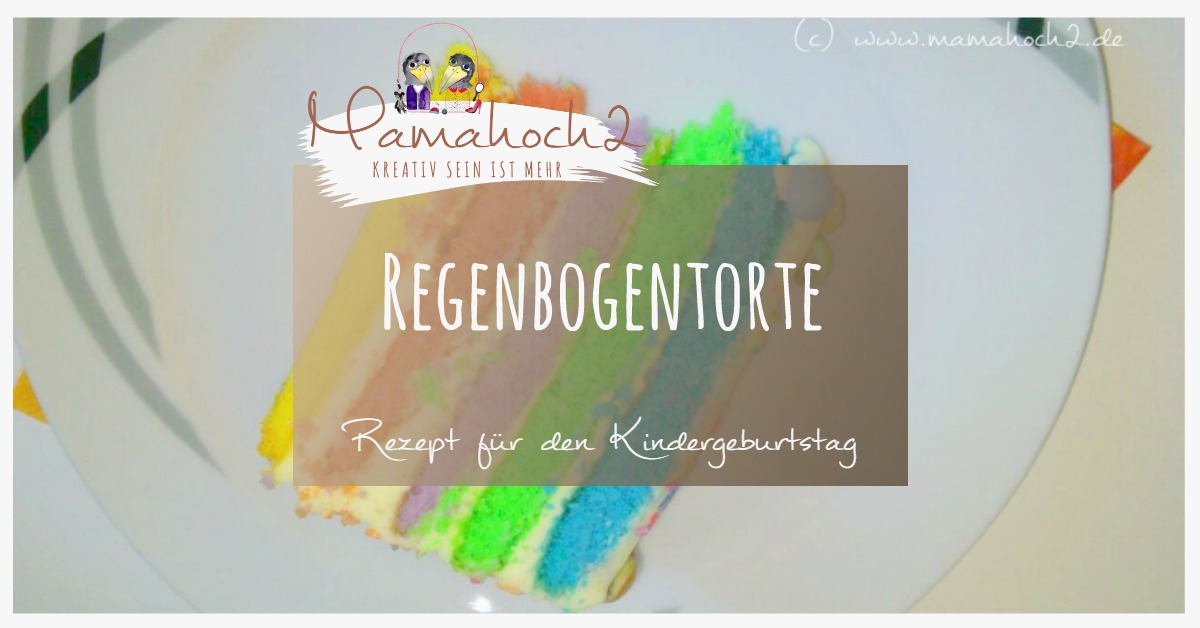 Regenbogentorte