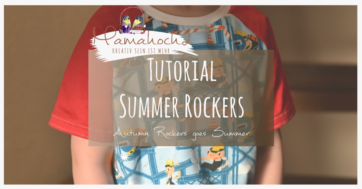 Neu in dieser Saison! T-shirt nähen - Rockers Freebook ⋆ 98-146 Kids Mamahoch2 Summer