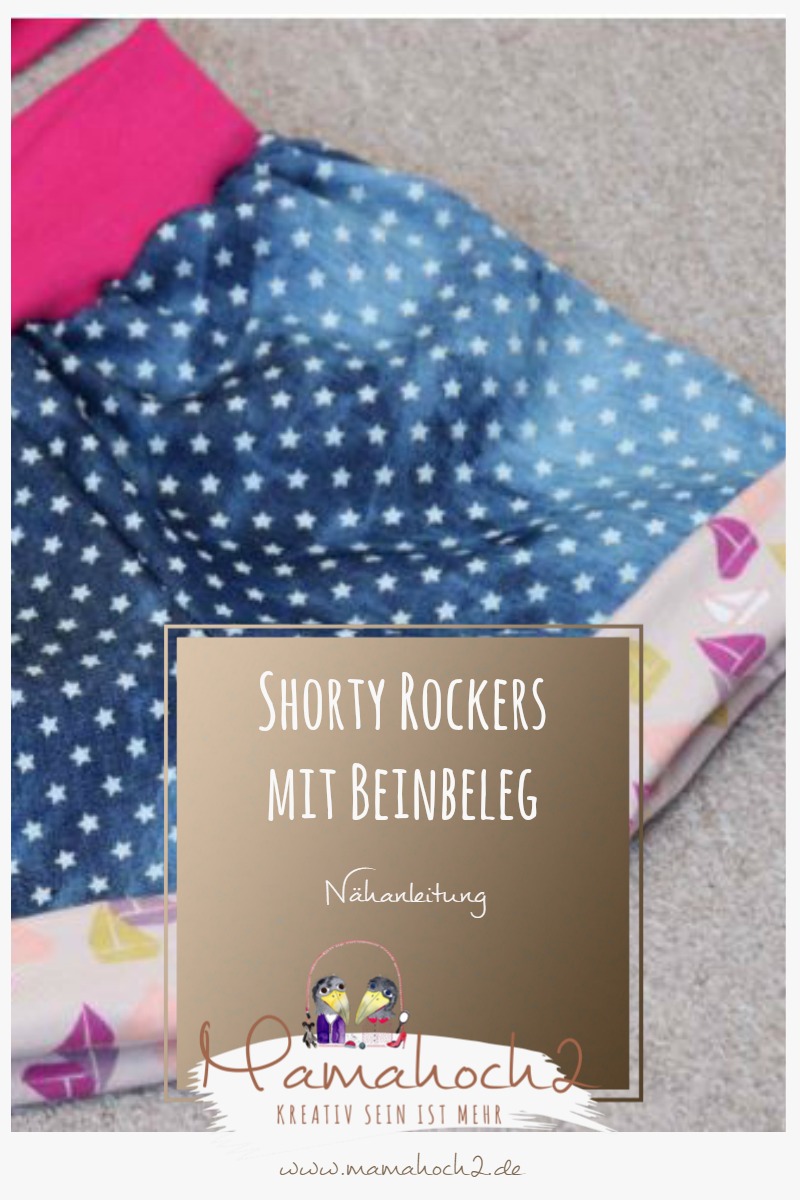 Nähanleitung Shorty Rockers mit Beinbeleg &#8211; kurze Hose für Kinder