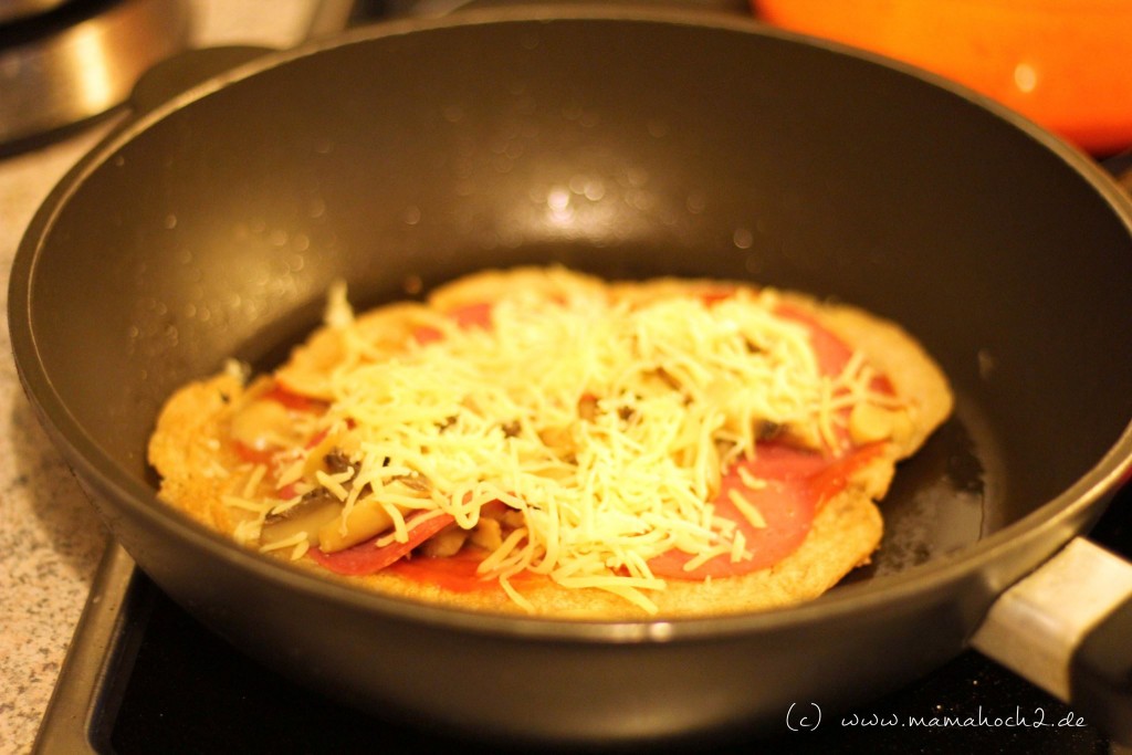 pizaa in der pfanne machen