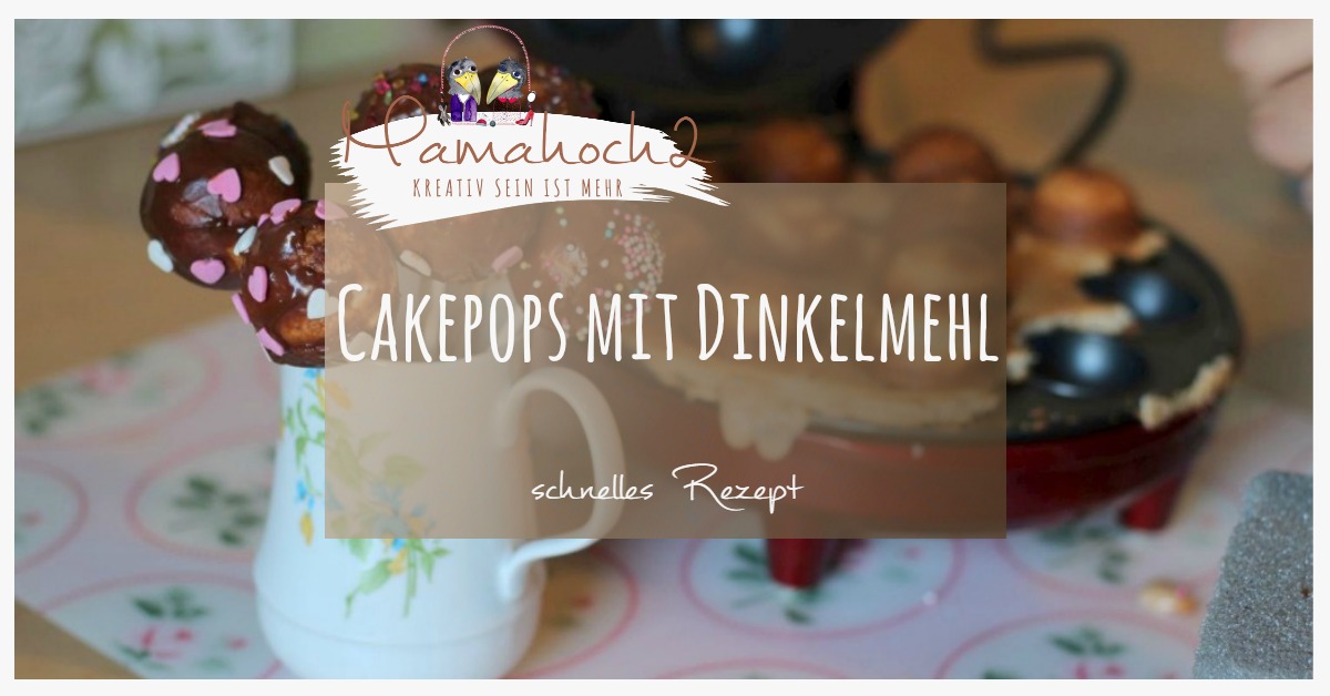 schnelle Cakepops mit Dinkelmehl