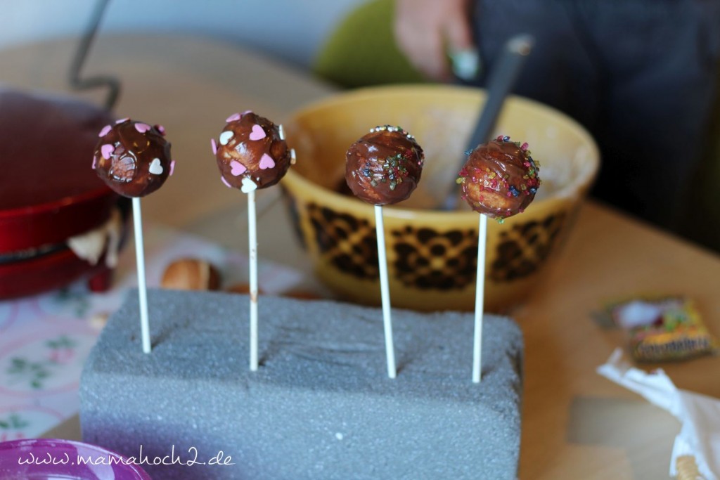 cakepops feststecken