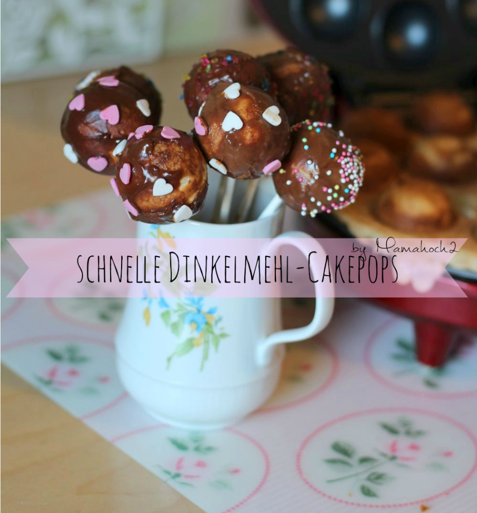 schnelle dinkelmehl cakepops