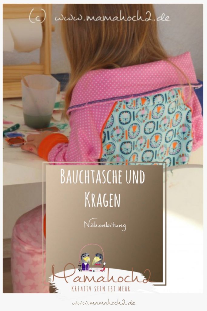 Bauchtasche und großer Kragen für den Mamahoch2 Autumn Rockers