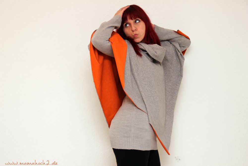 Poncho für den Herbst nähen: Unser Poncho Rockers