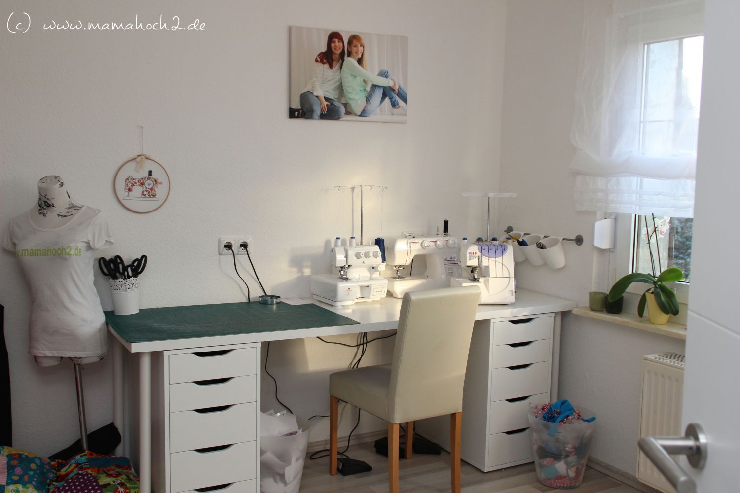 Biancas nähzimmer der mamahoch2 kreativraum mamahoch2