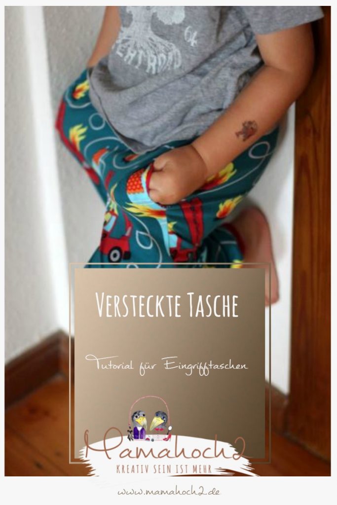 Nähtutorial für versteckte Eingrifftaschen