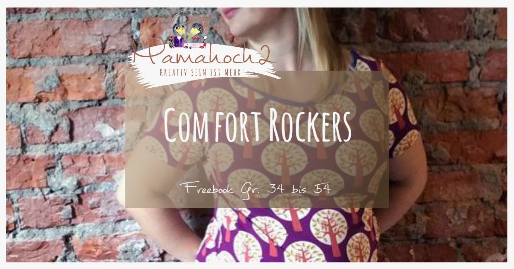 Freebook Schnittmuster Nähanleitung Comfort Rockers Damen