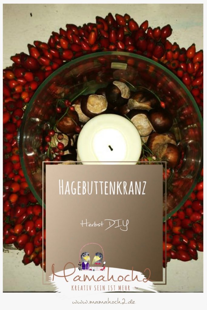 Herbst DIY &#8211; Hagebuttenkranz