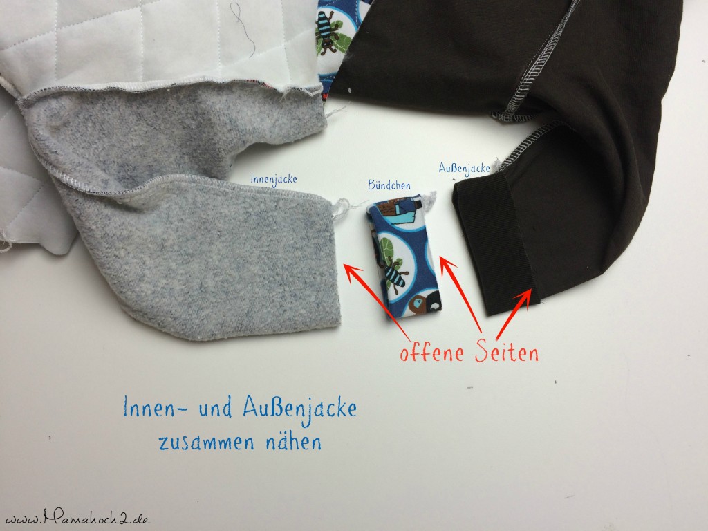 Mamahoch2 Tutorial Übergangsjacke Outdoor 11