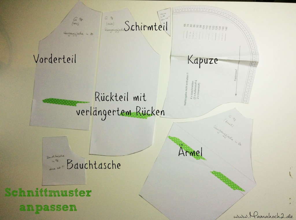 Mamahoch2 Übergangsjacke Tutorial 5