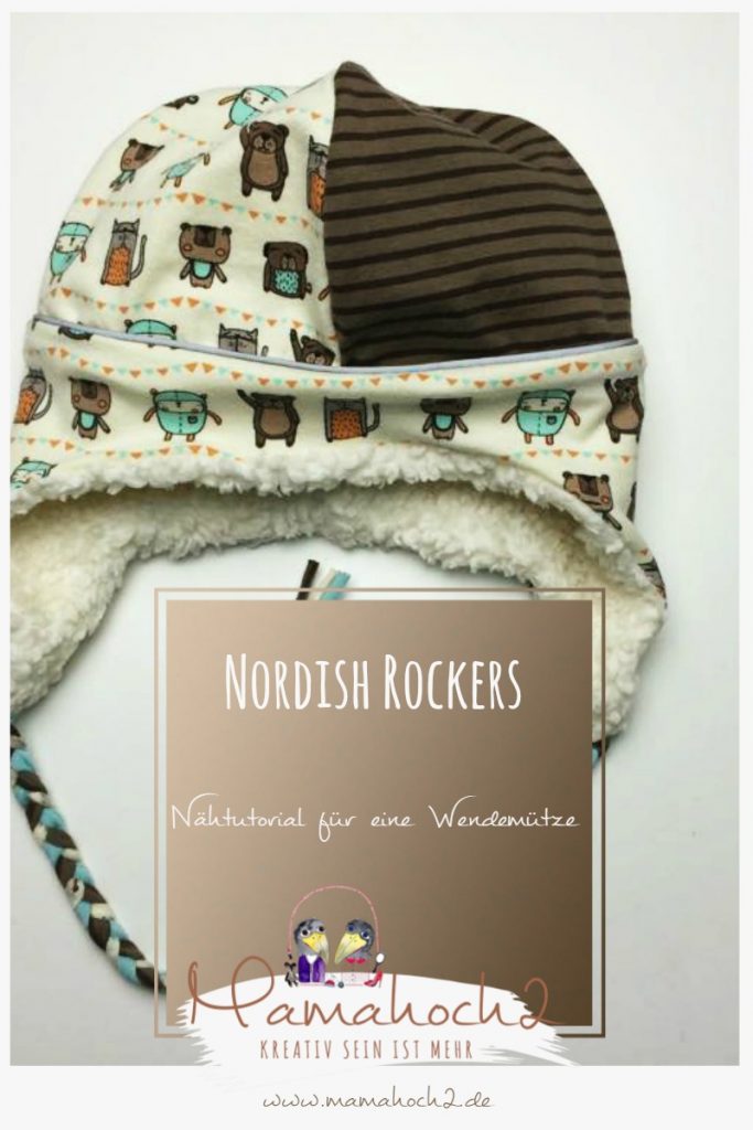 Nähtutorial für die Mamahoch2 Nordish Rockers als Wendemütze