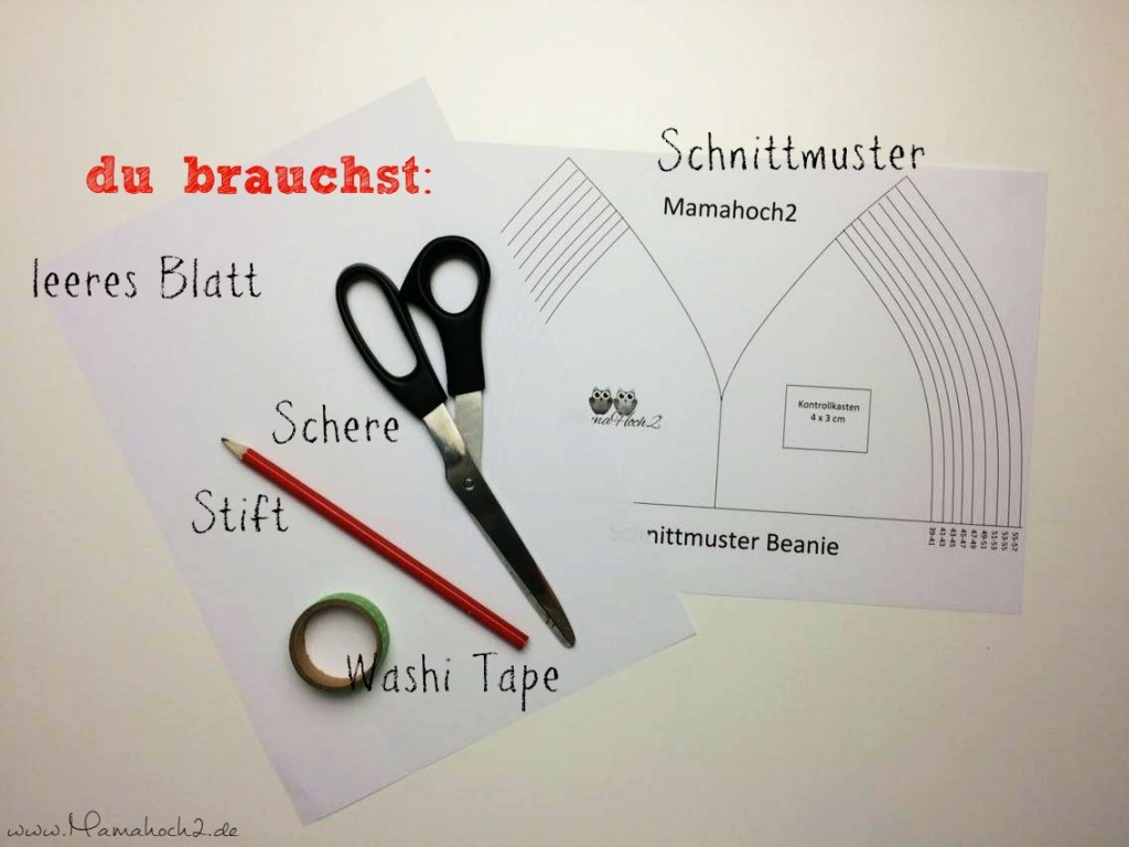 Mamahoch2 Weihnachten Mütze Tutorial