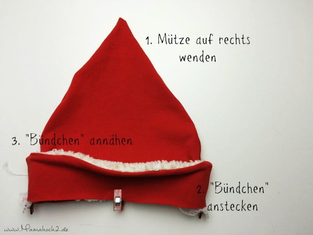 Mamahoch2 Weihnachten Mütze Tutorial 9