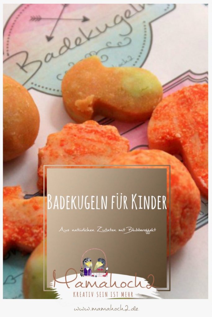 Badekugeln für Kinder selbermachen &#8211; mit Blubbereffekt