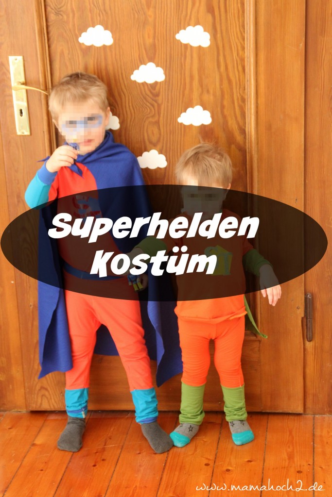 kostüm superheld kinder nähen