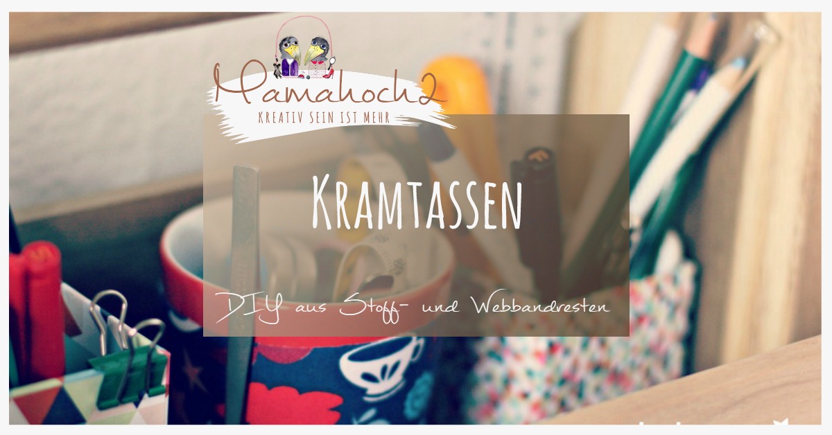 DIY – Kramtassen mit Stoff- und Webbandresten