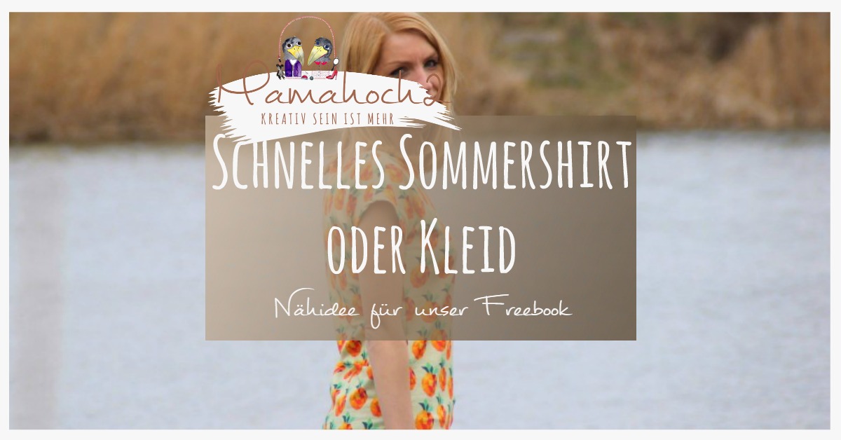 Nähidee mit Kurzanleitung: schnelles Sommershirt oder schnelles Minikleid?