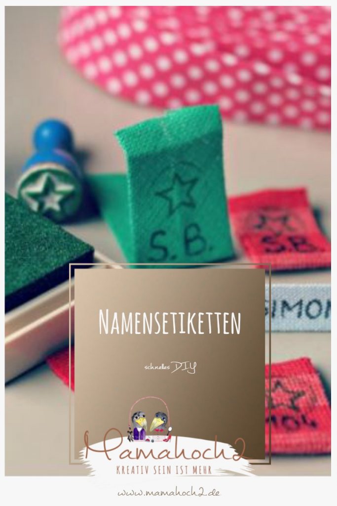 So machst du dir schnelle Namensetiketten selbst &#8211; DIY