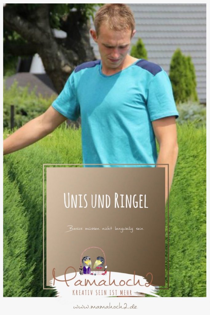 Basic nähen aus Uni und Ringel Stoffen