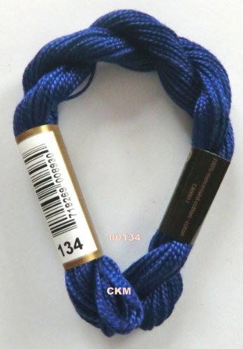 Perlgarn blau