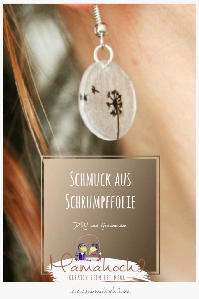 DIY und Geschenkidee für Schmuck aus Schrumpffolie