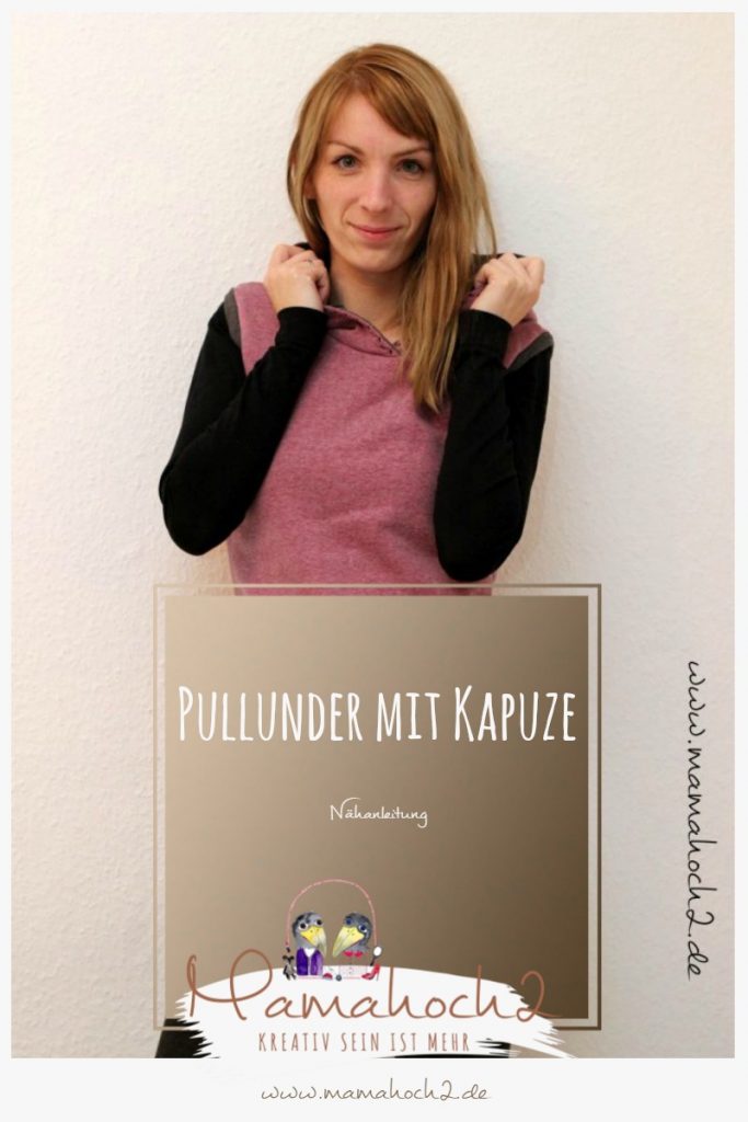 Nähanleitung mit Kapuze aus dem Freebook Lady Rockers