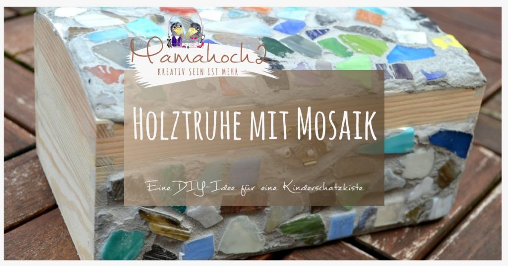 Produktbild Kinderschatzkiste Holztruhe Mosaik