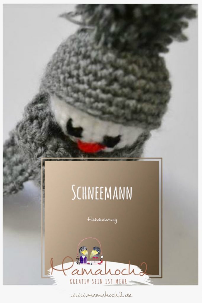 Häkelanleitung Schneemann DIY