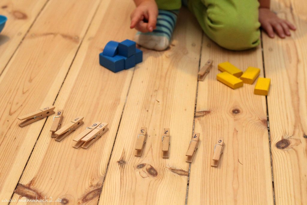 zahlen lernen und rechnen lernen montessori spielidee vorschüler (5)