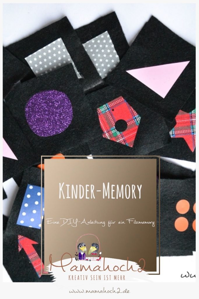 Kinder-Memory, eine DIY-Anleitung für ein Filz-Memory