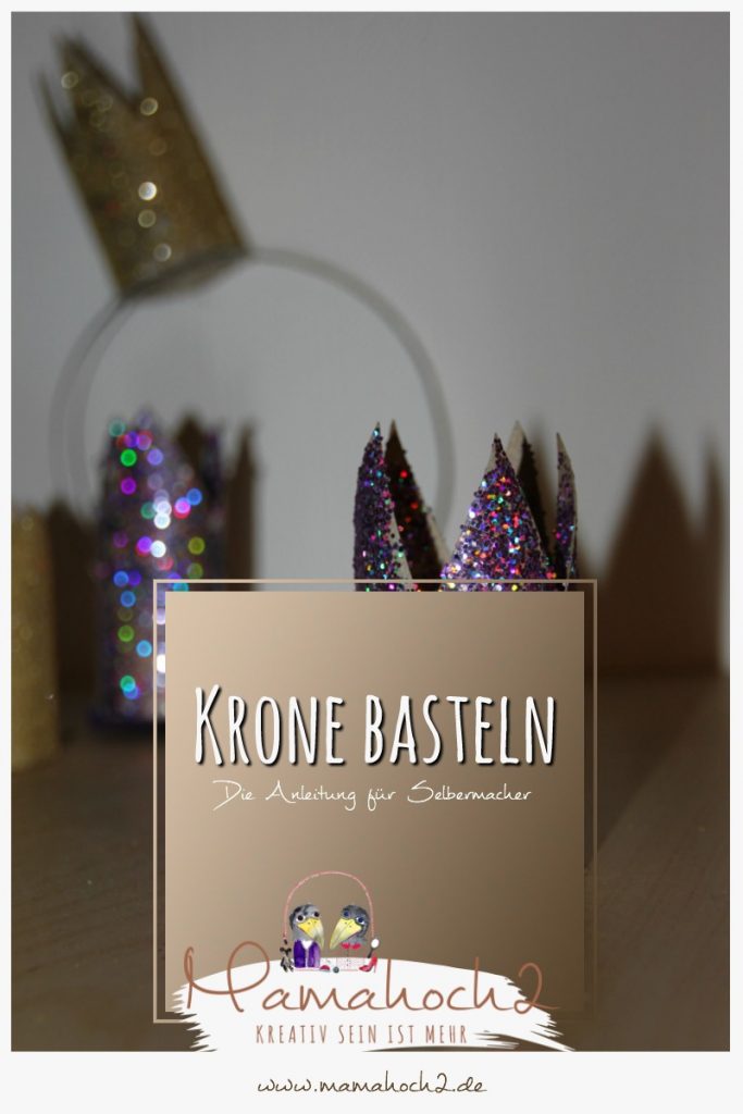 Pinterest Krone DiY Basteln Fasching