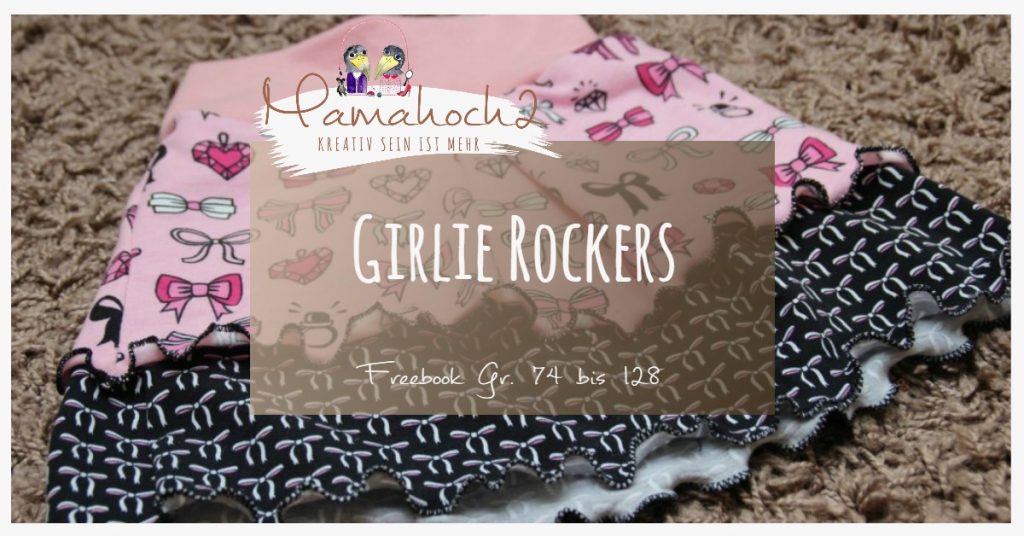 Nähanleitung Freebook kostenloses Schnittmuster Girlie Rockers