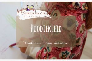 Nähanleitung Hoodiekleid Materialmix Autumn Rockers