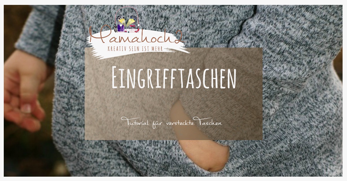 Tutorial | (versteckte) Eingrifftaschen mit Leder Applikationen