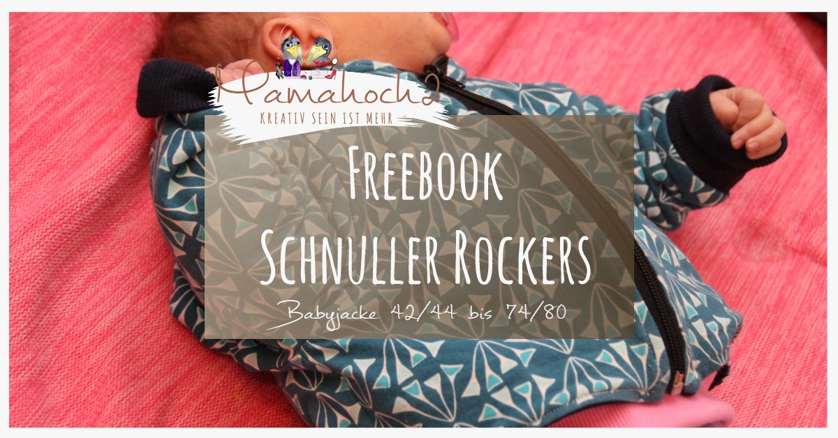 Freebook Schnuller Rockers, das Jackenschnittmuster für die Kleinen