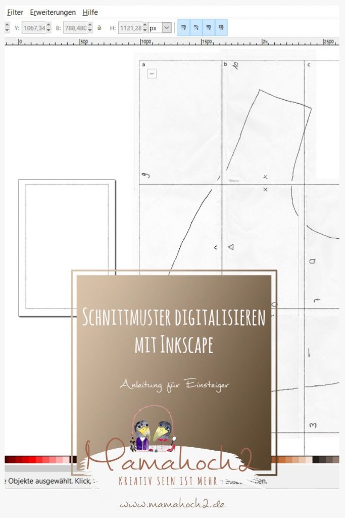 inkscape schnittmuster digitalisieren 6