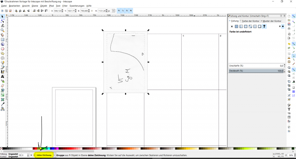 inkscape schnittmuster digitalisieren2