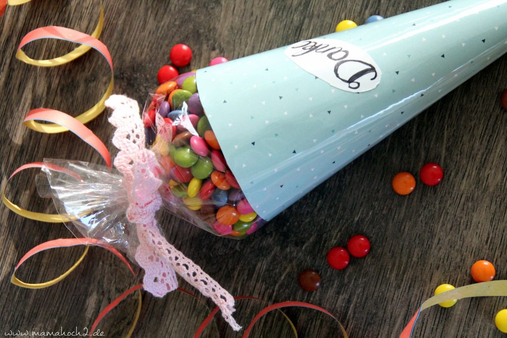 einschulung schultüte gastgeschenk give away zuckertüte diy basteln (3)