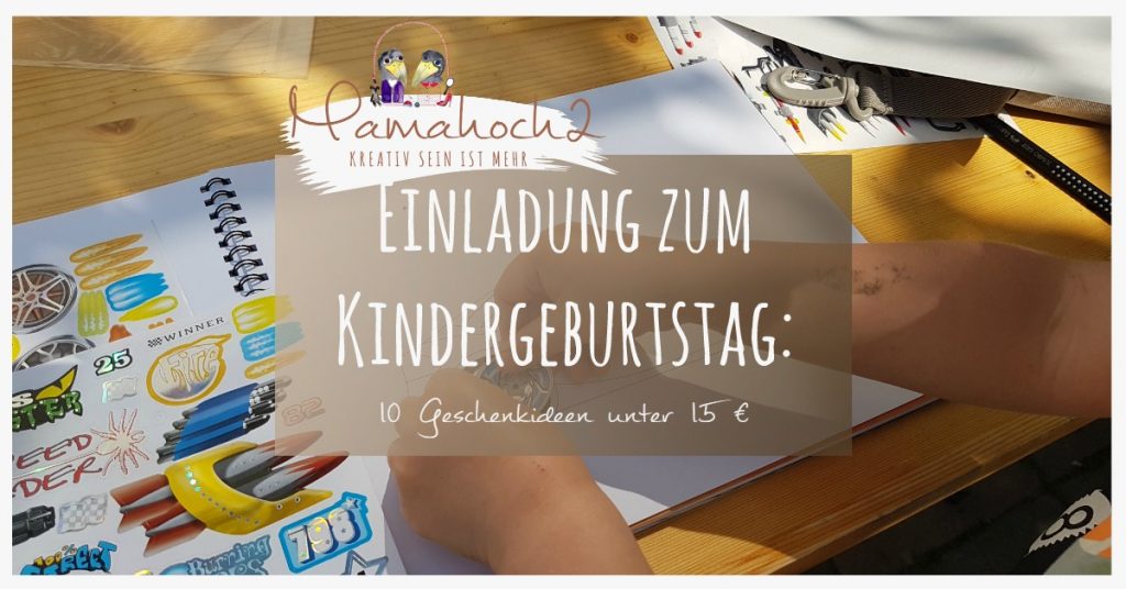 geschenkideen kindergeburtstag einladung