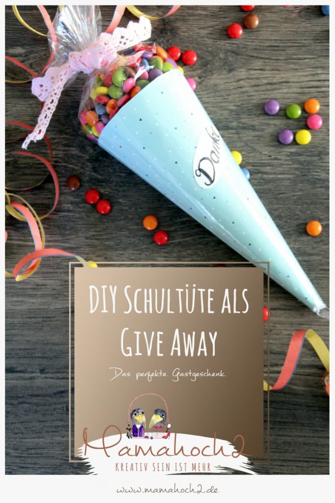 schultüte zuckertüte schulanfang gastgeschenk give away dankeschön do it yourself einschulung