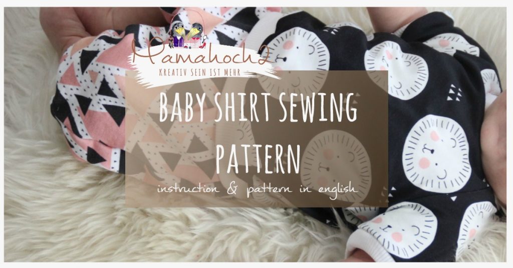 Baby shirt sewing pattern instruction title