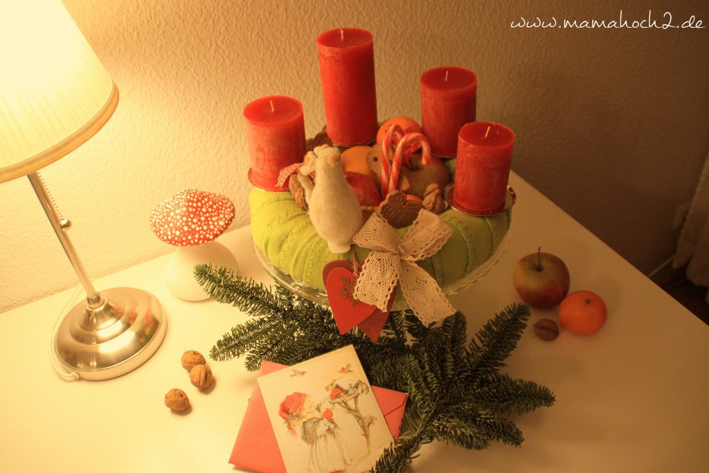 Adventskranz komplettbild